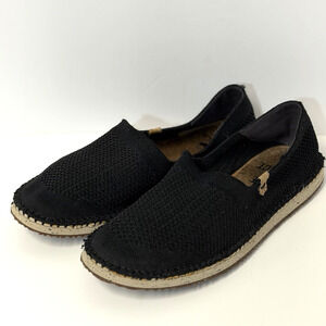 Saola Sequoia Womens Shoes Size 9.5 Black Slip On Comfort Breathable Sustainable